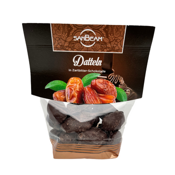 Datteln in Zartbitter-Schokolade